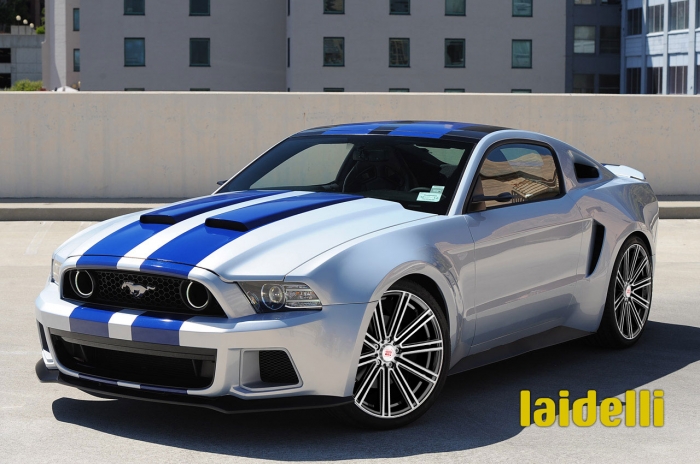 Mustang special edition "Need for Speed" con cerchi in lega 1005 (simulazione)