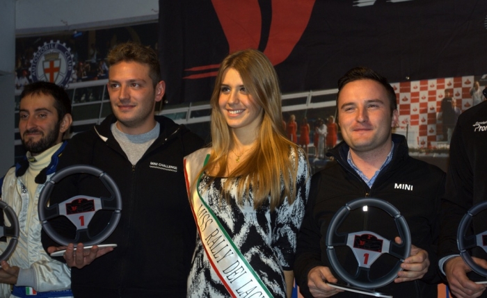 Nicola e il suo navigatore alla premiazione