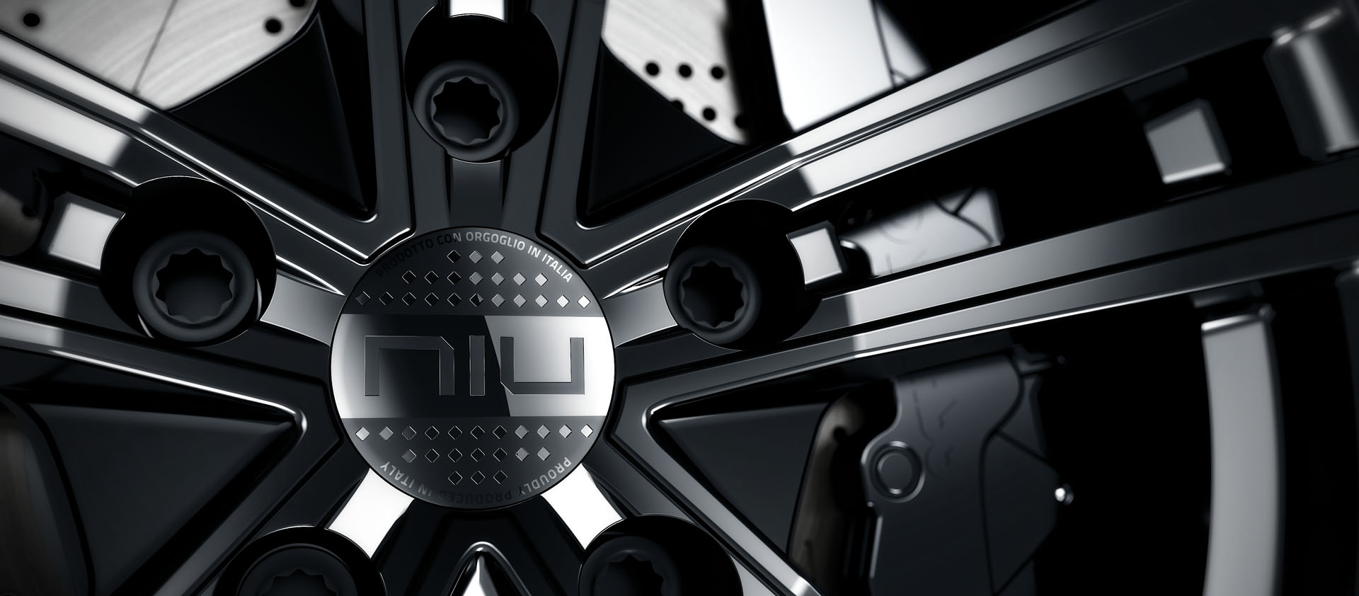 cerchi in lega niu d matt black polished